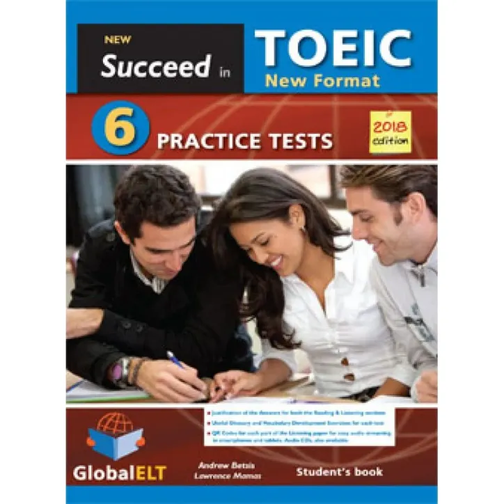 Succeed in TOEIC 6 practice tests student's book 2018 Andrew Betsis Elt 9781781646113