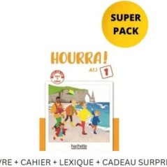 Hourra 1 Mini Super Pack  Livre +Cahier +Lexiq Hachette 9782024240025